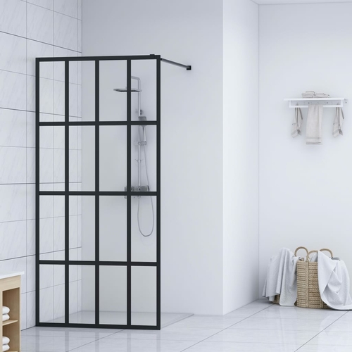 Walk-in Shower Screen Tempered Glass 35.4"x76.8"