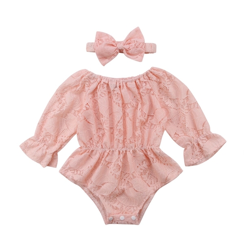 Newborn Kids Baby Girls Lace Floral Headband