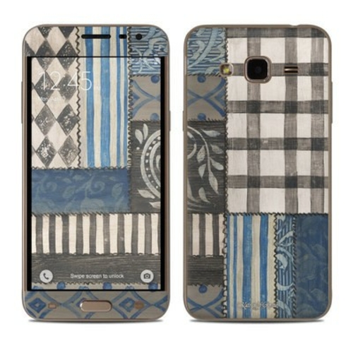 DecalGirl SGJ3-CCHIC-BLU Samsung Galaxy J3 Skin - Country Chic Blue