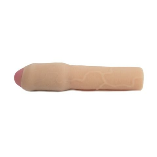 Cyberskin 3 In. Xtra Thick Uncut Transformer  Penis Extension - Light