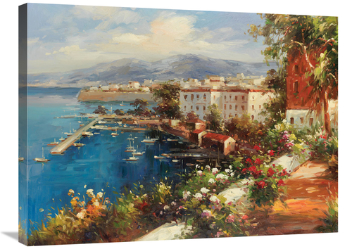 Global Gallery GCS-132464-2432-142 24 x 32 in. Point VIew Terrace Art 