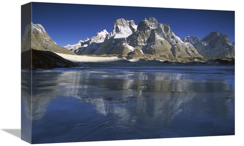 Global Gallery GCS-453436-1218-142 12 x 18 in. Cathedral Peaks At Dawn
