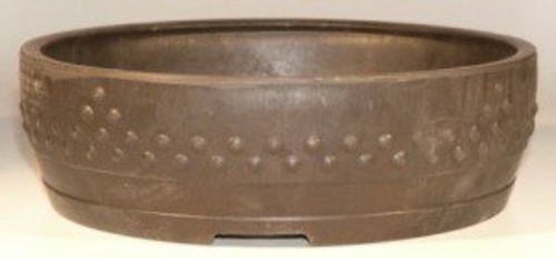 Brown Mica Bonsai Pot - Round11.0" x 3.25" OD10.0" x 2.5" ID