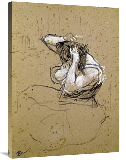 Global Gallery GCS-278181-36-142 36 in. Femme Qui Se Peigne Art Print 