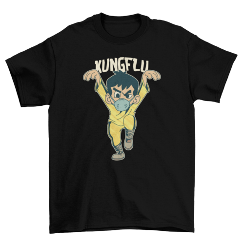 Kungflu t-shirt design