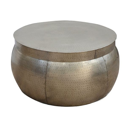 Metal Drum Coffee Table