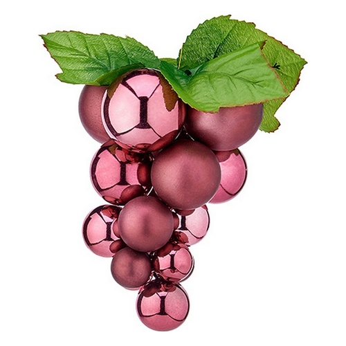 Christmas Bauble Grapes Pink Plastic 22 x 22 x 33 cm