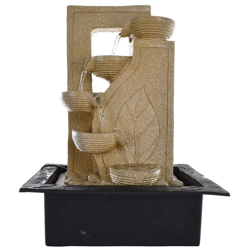 ALiLa Leaf Diya Waterfall LED Fountain for Home Decoration, Office,