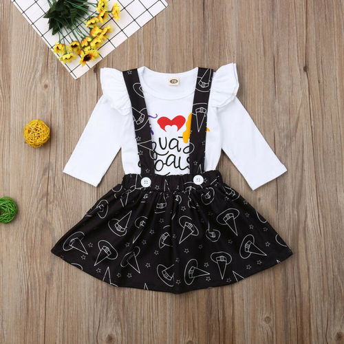 Pudcoco Autumn Halloween Dress Newborn kids Infant