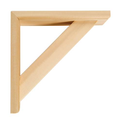 Waddell 5006105 Natural Wood Shelf Support Bracket, 9 in. - 5 lbs