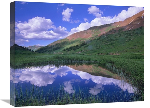 Global Gallery GCS-396104-1824-142 18 x 24 in. Mount Baldy & Elk Mount