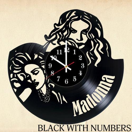 MADONNA HANDMADE VINYL RECORD WALL CLOCK FAN GIFT