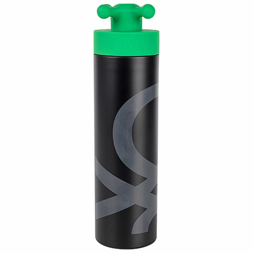 Thermos Benetton Green Black Stainless steel