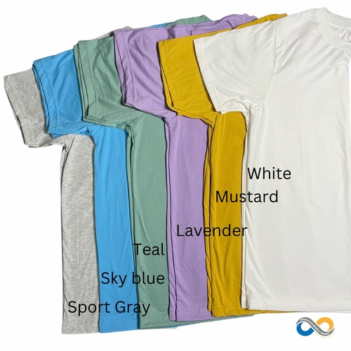 80/20 Polyester Light Colors, Sublimation Blank Shirt, Unisex T Shirt