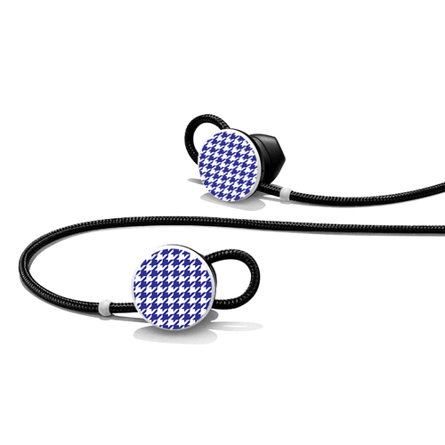 MightySkins GOOPIBU-Blue Houndstooth Skin for Google Pixel Buds, B