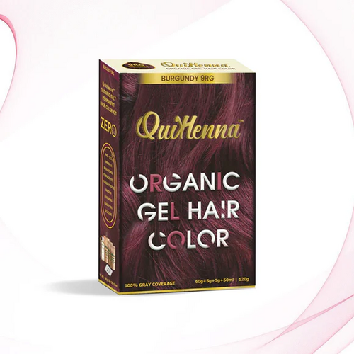 Quikhenna Organic Gel Hair Color 120 Gm - 9RG BURGUNDY