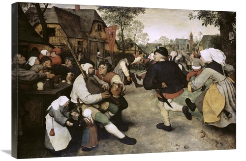 Global Gallery GCS-276906-36-142 36 in. Peasants Dancing Art Print - P