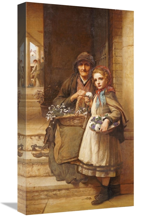 Global Gallery GCS-267366-22-142 22 in. At the Market-Gate, Covent