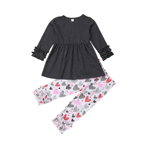 2 7Y Toddler Kids Baby Girls Cute Autumn Clothes