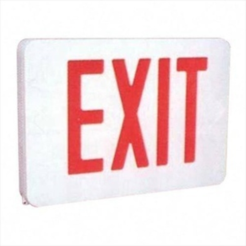 Tatco 07230 LED Exit Sign- Polycarbonate- 12-1/4 x 2-1/2 x 8-3/4- Whit