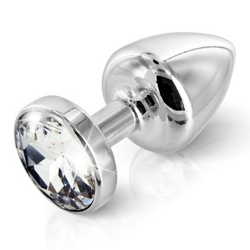 Anni Butt Plug Round Silver Plated 35 mm Diogol 70079