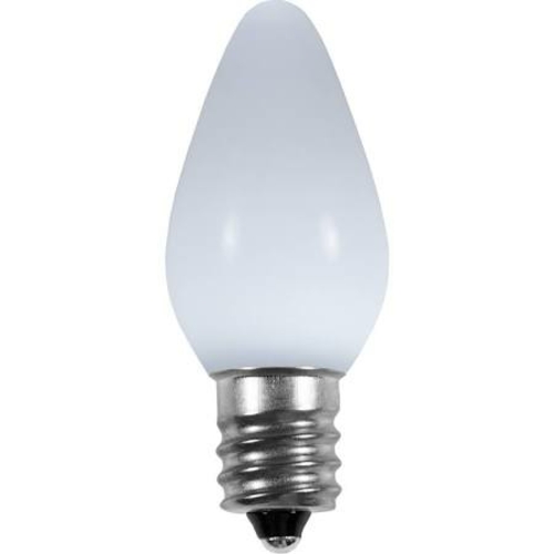 Vickerman XLEDTC95T-25 E12 & C9 Cool White Twinkle Transparent LED Bul