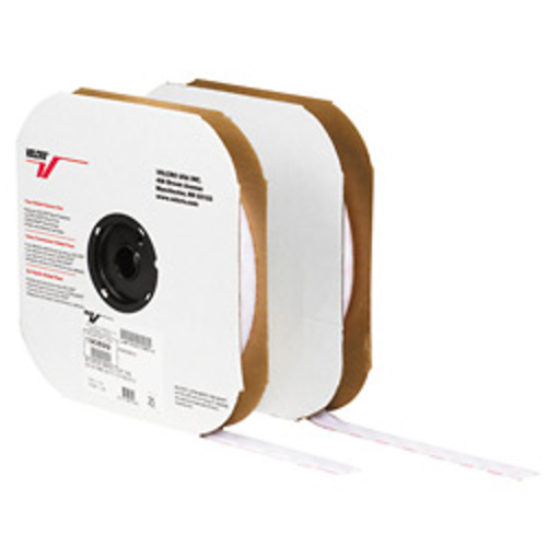 Box Partners VEL139 2 in. x 75 foot- Hook- White Cloth Tie Tape- Indiv