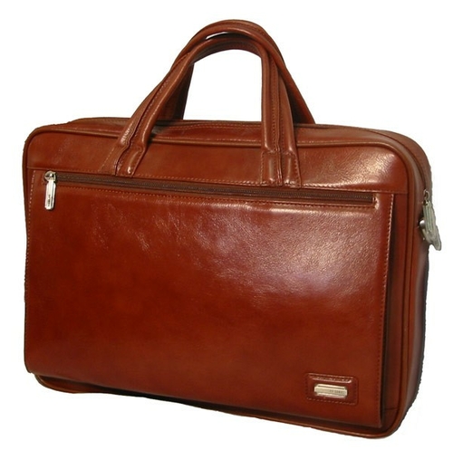K-Cliffs Full Grain Leather Executive Portfolio 15.5 x 11 x 3 in. Brow