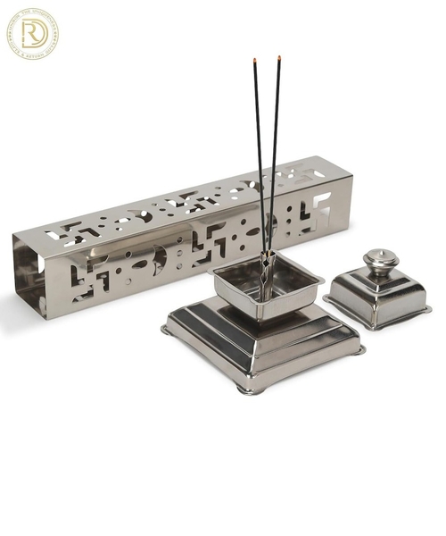 Stainless Steel Agarbatti Stand - Incense Stick Holder | Oothupathi