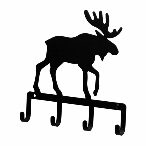 Wrought Iron Moose Key Holder Key Hooks