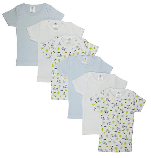 Bambini CS-058L-058L Girls Pastel Variety Short Sleeve Lap T-shirts