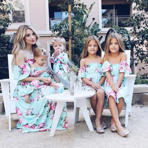 Newly Summer Sweet Lovely Family Matching Sets