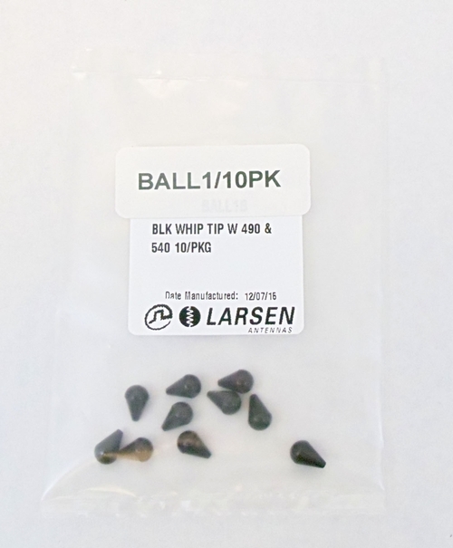 Larsen BALL1-10PK Replacement Tips for W490 & W540 Whips - Pack of 10 