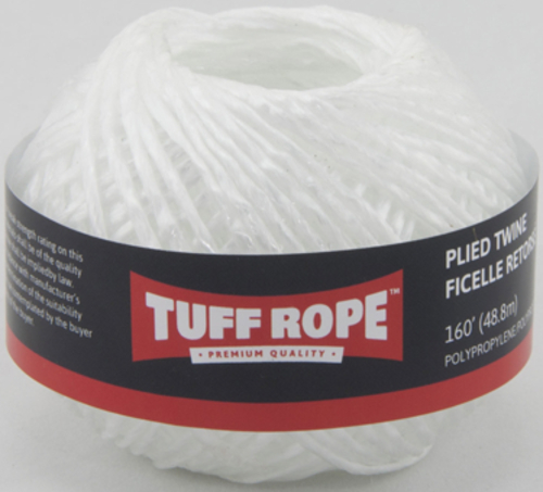 Cordage Source 120150 1-Ply No.16 x 160 ft. Polypropylene Plied Twine