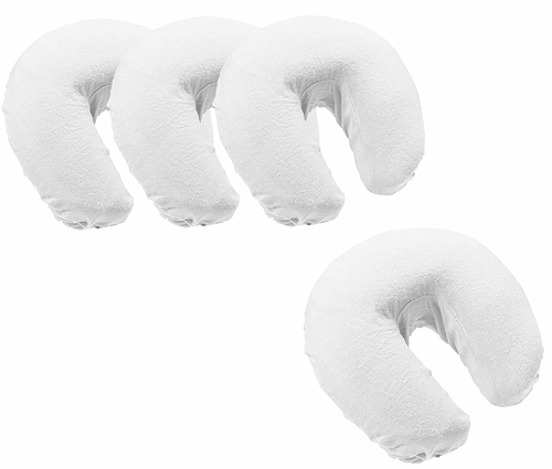 Dukal Pack of 200 Flannel Face Rest Covers White. Soft, Durable and