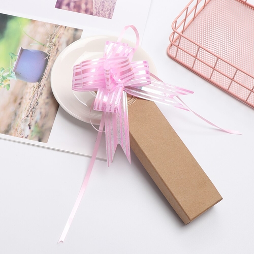 20PCS Organza Ribbon Bowknot Pull Flower DIY Craft