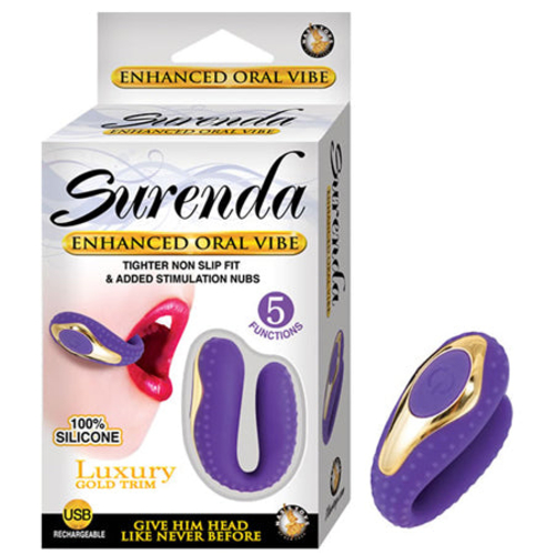 Surenda Enhanced Oral Vibe Enhanced 5 Function Silicone USB