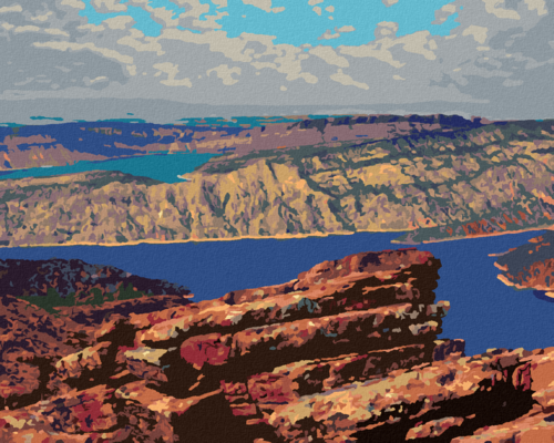 Paint by Numbers - FLAMING GORGE WATER RESERVOIR