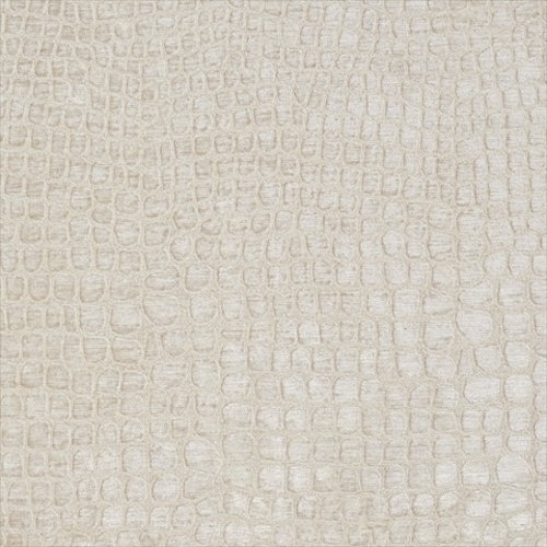 Designer Fabrics K0151B 54 in. Wide Cream Textured Alligator Shiny Wov