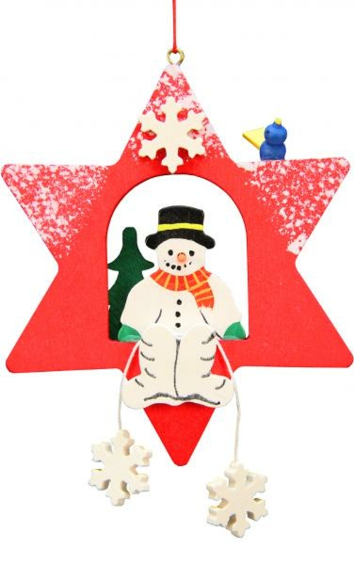 Alexander Taron 10-0621 Christian Ulbricht Hanging Ornament - Snowman 