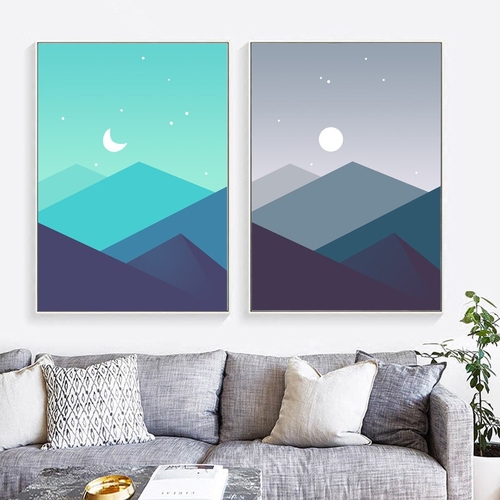Mountain Landscape Canvas Painting