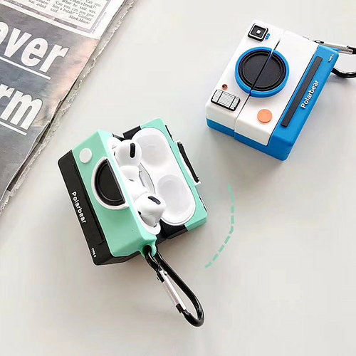  3D Cute Cartoon ins Camera Silicone Airpods Pro Case