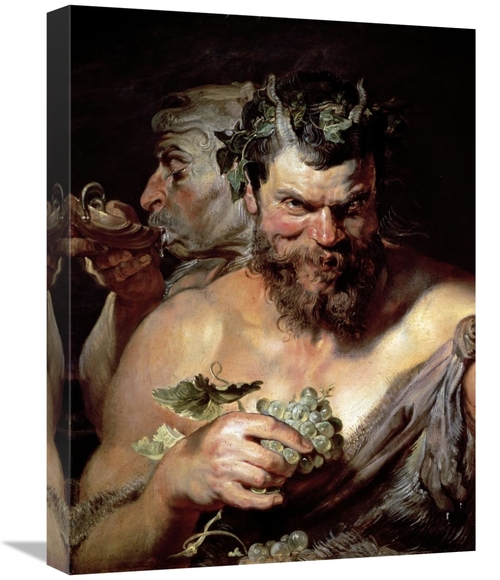 Global Gallery GCS-282789-22-142 22 in. The Two Satyrs Art Print - Pet