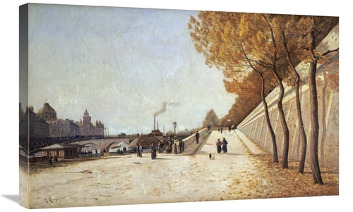 Global Gallery GCS-268251-30-142 30 in. A View of the Conciergerie&#44