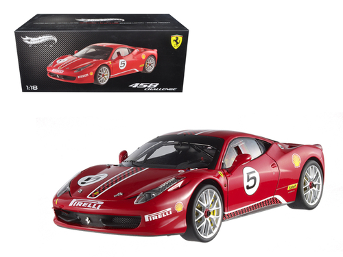 Ferrari 458 Italia Challenge Red #5 Elite Edition Limited Edition 1/18