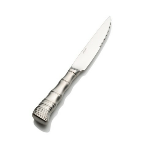 Bon Chef S934 9.75 in. Stainless Steel Kobe Steak Knife with Serration