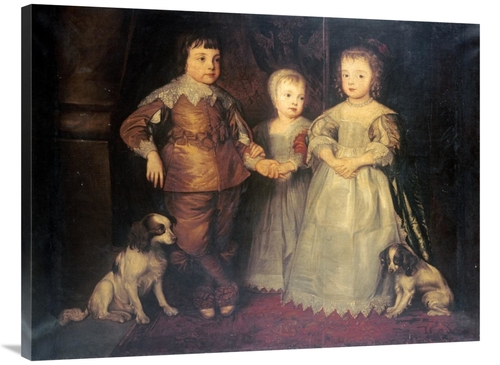 Global Gallery GCS-267491-40-142 40 in. The Children of King Charles I