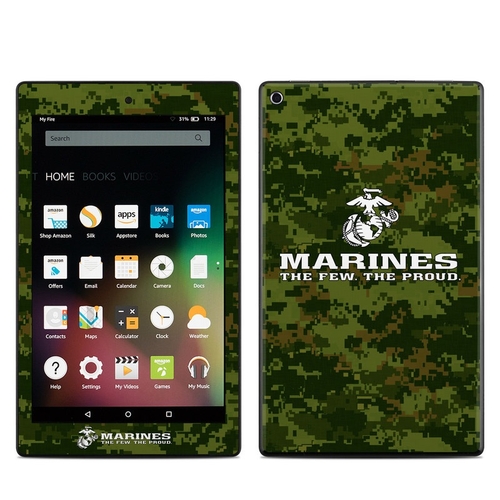 DecalGirl AKHD8-USMC-CAMO Amazon Kindle Fire HD8 2015 Skin - USMC Camo