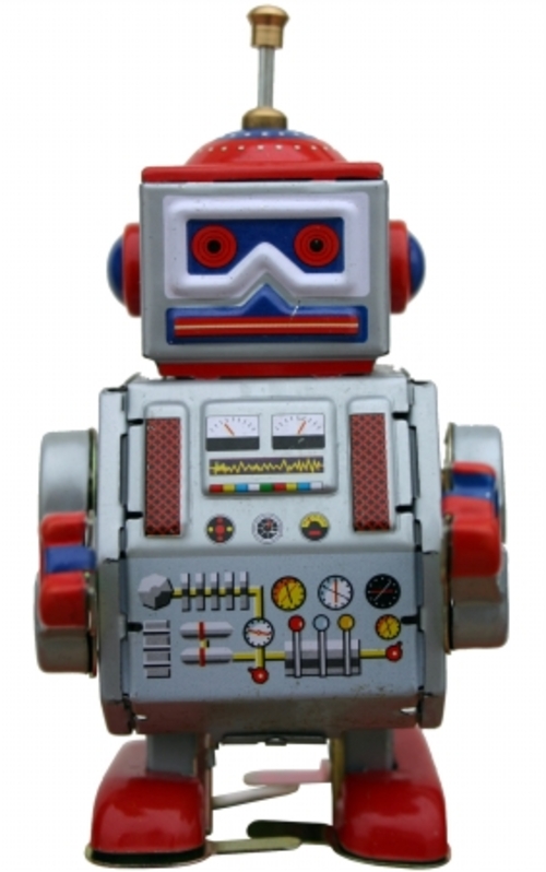 SHAN MS406 Collectible Tin Toy - Robot