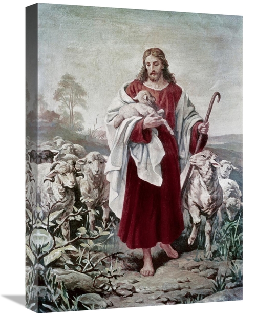 Global Gallery GCS-279449-22-142 22 in. The Good Shepherd Art Print - 